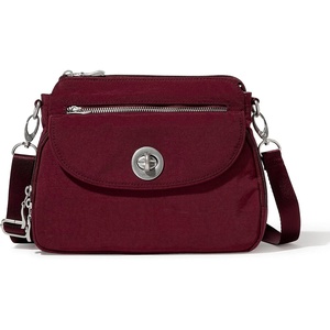 image:imageBaggallini Calais Crossbody Bags for Women 10x7 Lightweight WaterResistant Travel Purse RFID amp Interior OrganizationDark Cherry