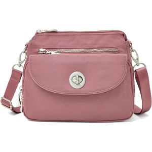 image:imageBaggallini Calais Crossbody Bags for Women 10x7 Lightweight WaterResistant Travel Purse RFID amp Interior OrganizationDusty Mauve