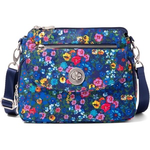 image:imageBaggallini Calais Crossbody Bags for Women 10x7 Lightweight WaterResistant Travel Purse RFID amp Interior OrganizationFlower Market