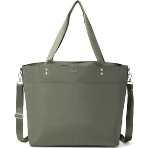 image:imageBaggallini Carryall Tote  Lightweight Nylon Zipper Top Weekender Travel Beach Bag wLuggage SleeveThyme