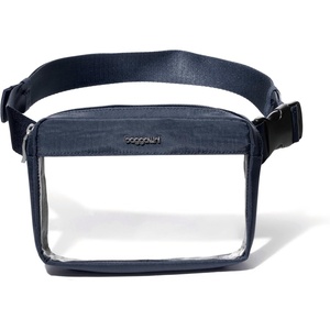 image:imageBaggallini Clear Stadium Belt Bag Black One SizeFrench Navy