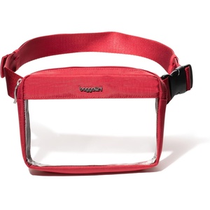 image:imageBaggallini Clear Stadium Belt Bag Black One SizeRed