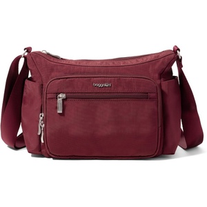 image:imageBaggallini Crosstown Hobo CrossbodyDark Cherry