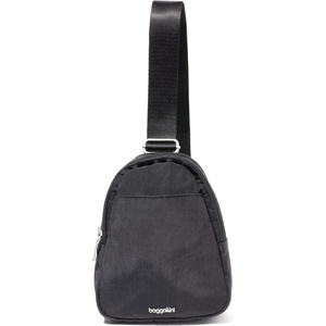 image:imageBaggallini Double Zip Mini SlingBlack