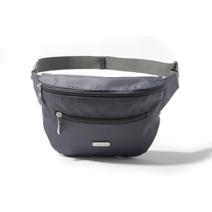 image:imageBaggallini Essential Belt Bag  19x6 Crossbody Fanny Pack Waist Pack wRFID amp Adjustable StrapCHARCOAL GRAY