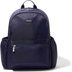 image:imageBaggallini Essential Laptop Backpack  16x12 Inch Travel Backpack with 16 Laptop Sleeve  Lightweight Luggage BackpackCadet Navy