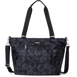 image:imageBaggallini Essential Laptop Tote  Work Tote Bag with Laptop Sleeve  Lightweight Travel Crossbody Shoulder Bag for WomenMidnight Garden
