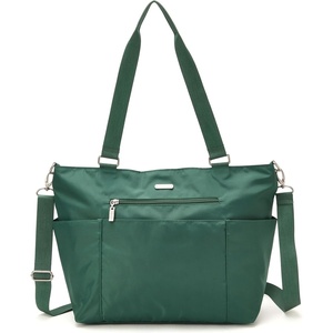 image:imageBaggallini Essential Laptop Tote  Work Tote Bag with Laptop Sleeve  Lightweight Travel Crossbody Shoulder Bag for WomenPine
