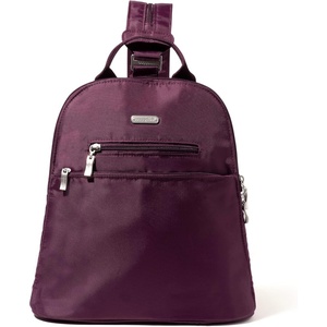 image:imageBaggallini Essential Mini Backpack Purse for Women  Builtin RFID Card Holder  Convertible Sling Bag with Adjustable Shoulder StrapMulberry