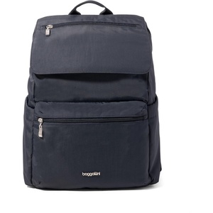 image:imageBaggallini Flap Laptop Backpack  15x11 Lightweight Work Travel Bag wLuggage Sleeve amp RFIDFrench Navy