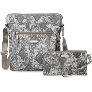image:imageBaggallini Go Bagg with RFID Phone WristletTan Python