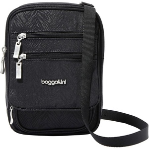 image:imageBaggallini Journey Crossbody Bags for Women 9x6 Small Lightweight Travel Handbag WRFIDBlack Zebra