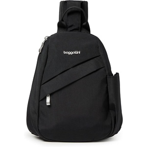 image:imageBaggallini Medium Sling Backpack  9x11 Lightweight Sling Bag with Convertible Adjustable Shoulder StrapBlack