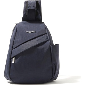 image:imageBaggallini Medium Sling Backpack  9x11 Lightweight Sling Bag with Convertible Adjustable Shoulder StrapFrench Navy