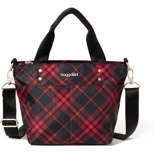 image:imageBaggallini Mini Carryall ToteCrimson Tartan