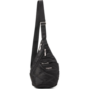 image:imageBaggallini Mini Sling  12x7 Sling Crossbody Bag Backpack with Adjustable Shoulder StrapBlack Quilt