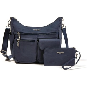 image:imageBaggallini Modern Everywhere Crossbody Bag for Women 11x9x45 Rfid Hobo BagFrench Navy