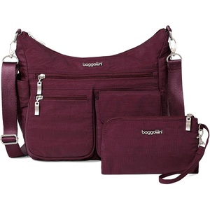 image:imageBaggallini Modern Everywhere Crossbody Bag for Women 11x9x45 Rfid Hobo BagJam