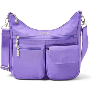 image:imageBaggallini Modern Everywhere Crossbody Bag for Women 11x9x45 Rfid Hobo BagLavender Surf