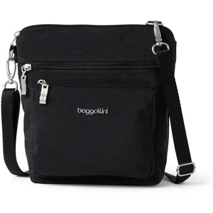 image:imageBaggallini Modern Pocket Crossbody Bag for Women 85x85 Handbag Purse with RFID Lightweight WaterResistantBlack