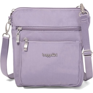 image:imageBaggallini Modern Pocket Crossbody Bag for Women 85x85 Handbag Purse with RFID Lightweight WaterResistantLilac