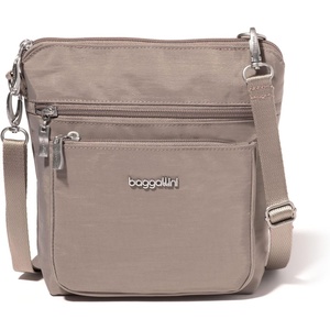 image:imageBaggallini Modern Pocket Crossbody Bag for Women 85x85 Handbag Purse with RFID Lightweight WaterResistantMoonrock