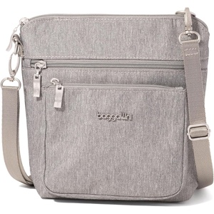 image:imageBaggallini Modern Pocket Crossbody Bag for Women 85x85 Handbag Purse with RFID Lightweight WaterResistantStone Heritage