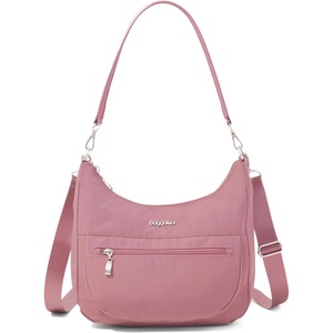image:imageBaggallini Modern Pocket Half Moon 11x105 Shoulder Women WReplaceable Straps Converts to Crossbody BagDusty Mauve