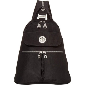 image:imageBaggallini Naples Convertible Backpack  Travel Sling Crossbody  12 Nylon Handbag wRFID amp Padded Tablet SleeveBlack