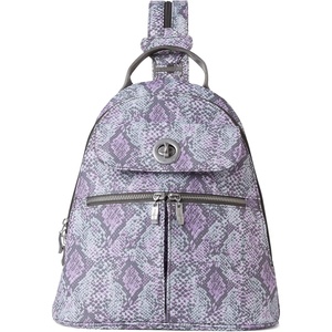 image:imageBaggallini Naples Convertible Backpack  Travel Sling Crossbody  12 Nylon Handbag wRFID amp Padded Tablet SleeveBlush Python