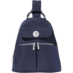 image:imageBaggallini Naples Convertible Backpack  Travel Sling Crossbody  12 Nylon Handbag wRFID amp Padded Tablet SleeveFrench Navy