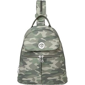 image:imageBaggallini Naples Convertible Backpack  Travel Sling Crossbody  12 Nylon Handbag wRFID amp Padded Tablet SleeveOlive Camo