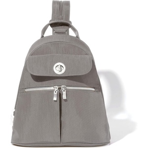 image:imageBaggallini Naples Convertible Backpack  Travel Sling Crossbody  12 Nylon Handbag wRFID amp Padded Tablet SleeveSterling Shimmer