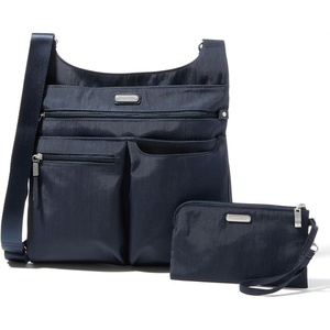 image:imageBaggallini On Track Crossbody with RFID Phone WristletFrench Navy