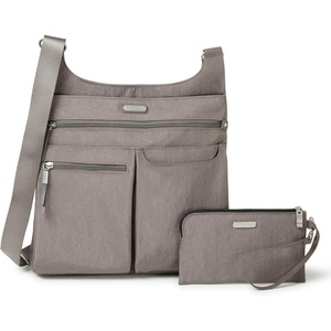 image:imageBaggallini On Track Crossbody with RFID Phone WristletSterling Shimmer