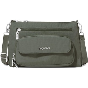 image:imageBaggallini Original Everyday 11x75 Crossbody Bags Rfid Protected Lightweight Nylon Zippered Travel PurseThyme