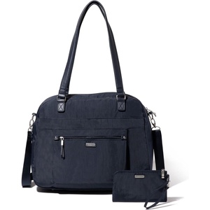 image:imageBaggallini Overnight Expandable Laptop Tote  Lightweight Travel Bag for Women  OvernightFrench Navy