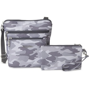 image:imageBaggallini Pocket Crossbody Bags for Women 8x8 Small Lightweight Durable Waterresistant Travel Purse WRfidDark Gray Camo