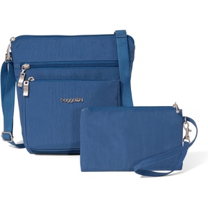 image:imageBaggallini Pocket Crossbody Bags for Women 8x8 Small Lightweight Durable Waterresistant Travel Purse WRfidLapis