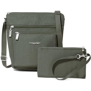 image:imageBaggallini Pocket Crossbody Bags for Women 8x8 Small Lightweight Durable Waterresistant Travel Purse WRfidThyme