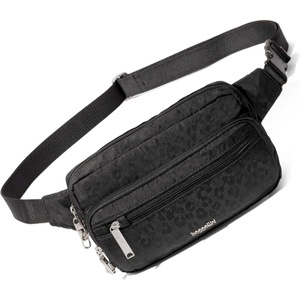 image:imageBaggallini Securtex AntiTheft Belt BagBlack Cheetah Emboss