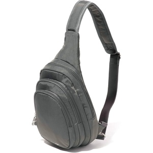 image:imageBaggallini Securtex AntiTheft Multi Zip Sling  Lightweight 86x152 Travel Bag with Locking Zippers amp RFID ProtectionCharcoal