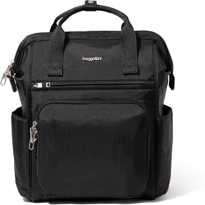 image:imageBaggallini Securtex AntiTheft Windsor Backpack for Travel Work amp College RFID amp Locking Zipper Up to 16 LaptopBlack