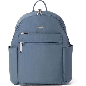 image:imageBaggallini Securtex Antitheft Vacation Travel Backpack 10x13 SlashResistant Nylon Daypack wRFID BlackMist
