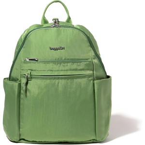 image:imageBaggallini Securtex Antitheft Vacation Travel Backpack 10x13 SlashResistant Nylon Daypack wRFID BlackMoss