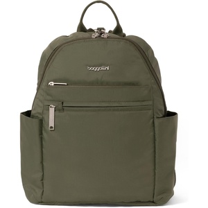 image:imageBaggallini Securtex Antitheft Vacation Travel Backpack 10x13 SlashResistant Nylon Daypack wRFID BlackThyme