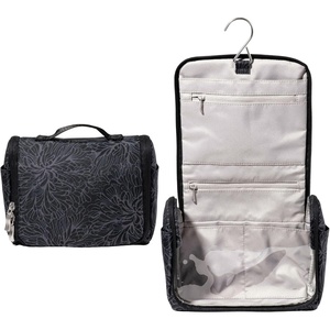image:imageBaggallini Small Toiletry Kit  Lightweight 5x8 Inch Makeup BagMidnight Blossom Print