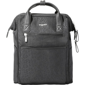 image:imageBaggallini Soho Backpack  Travel Laptop Backpack for Women  Lightweight WaterResistant Luggage Bag BlackBlack Cheetah