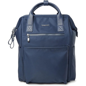 image:imageBaggallini Soho Backpack  Travel Laptop Backpack for Women  Lightweight WaterResistant Luggage Bag BlackFrench Navy