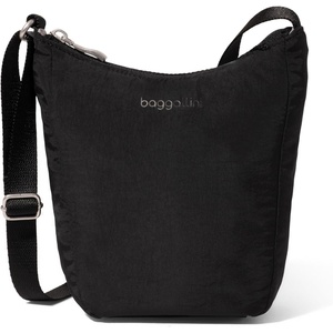 image:imageBaggallini Swift Mini Crossbody Bag for Women  45x7 Small Travel Purse with Crossbody Strap and RFIDBlite Black